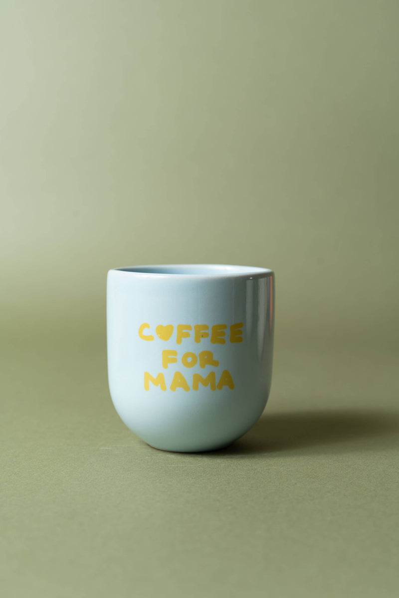 Taza Sisi, Café para mamá, azul