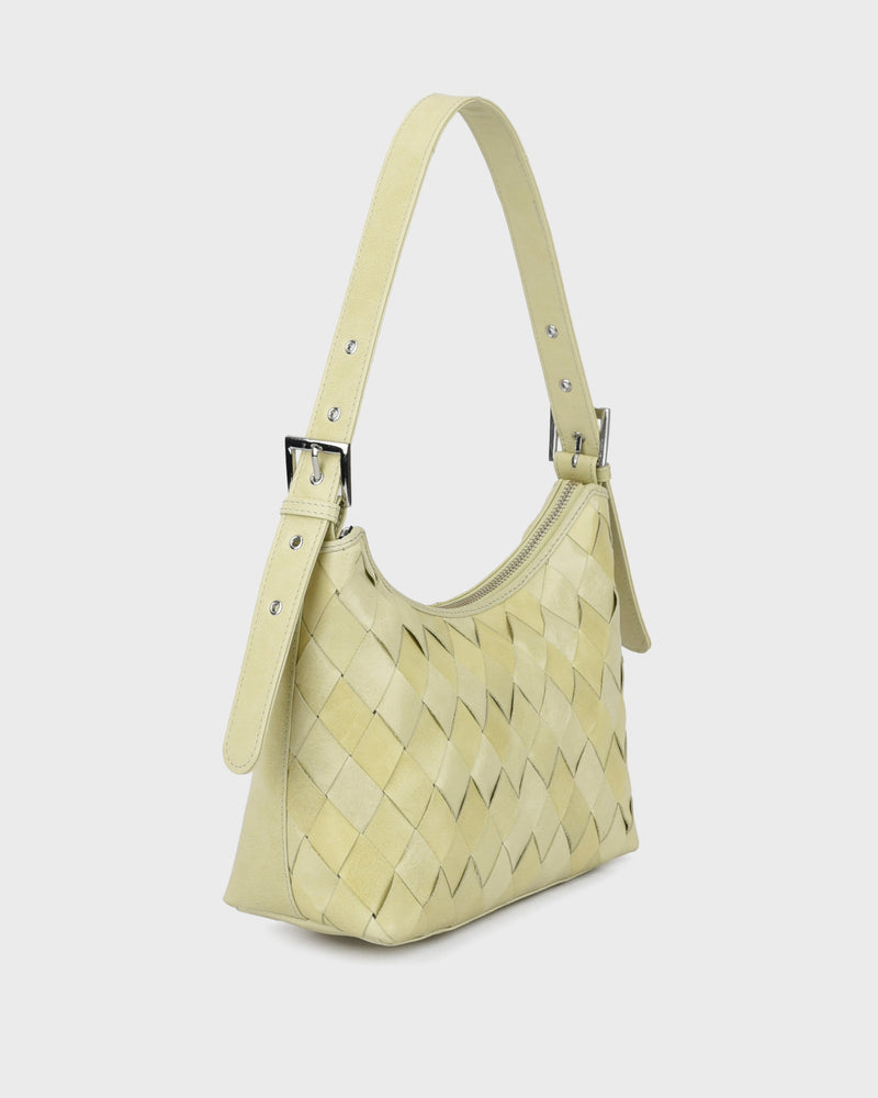 Ava Braided Megah Mellow Green Núnoo Bags