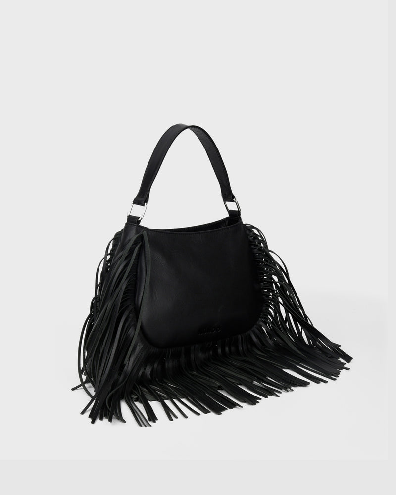 Betty Fringe River Black Núnoo Bags