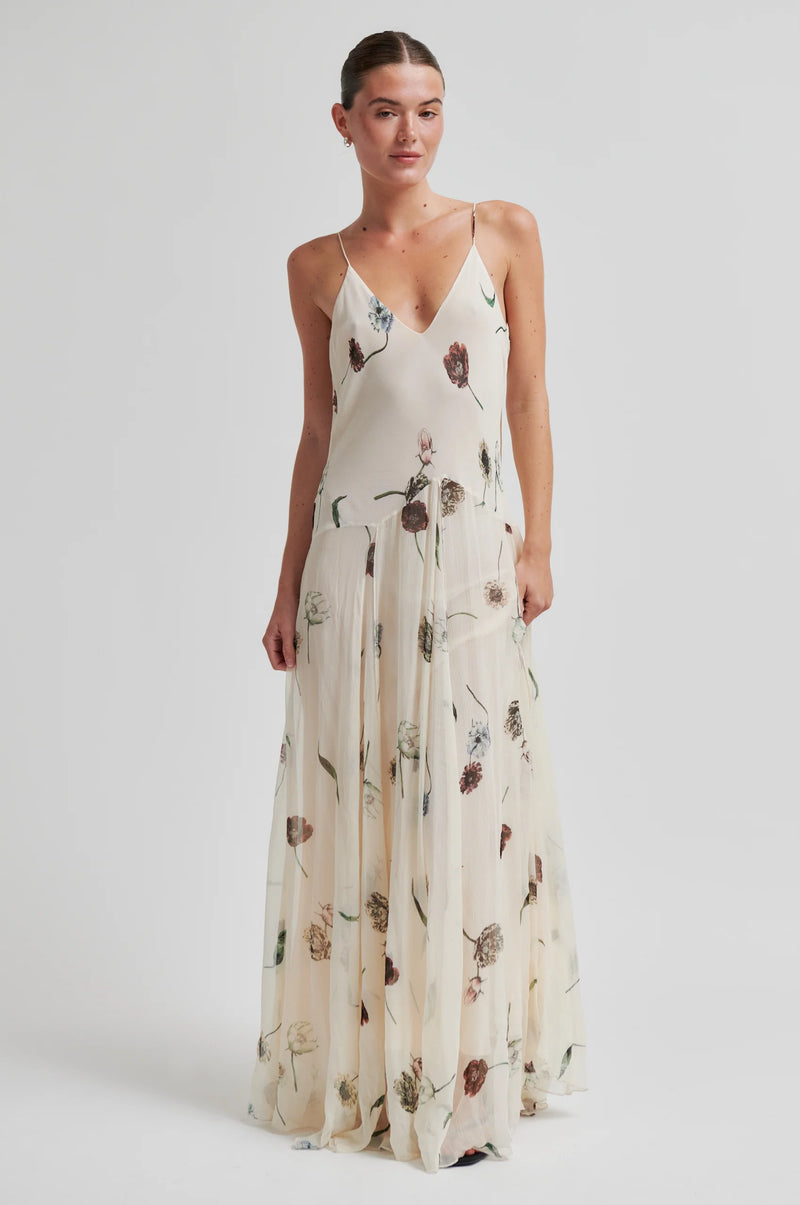 Florala Strap Dress Second Female