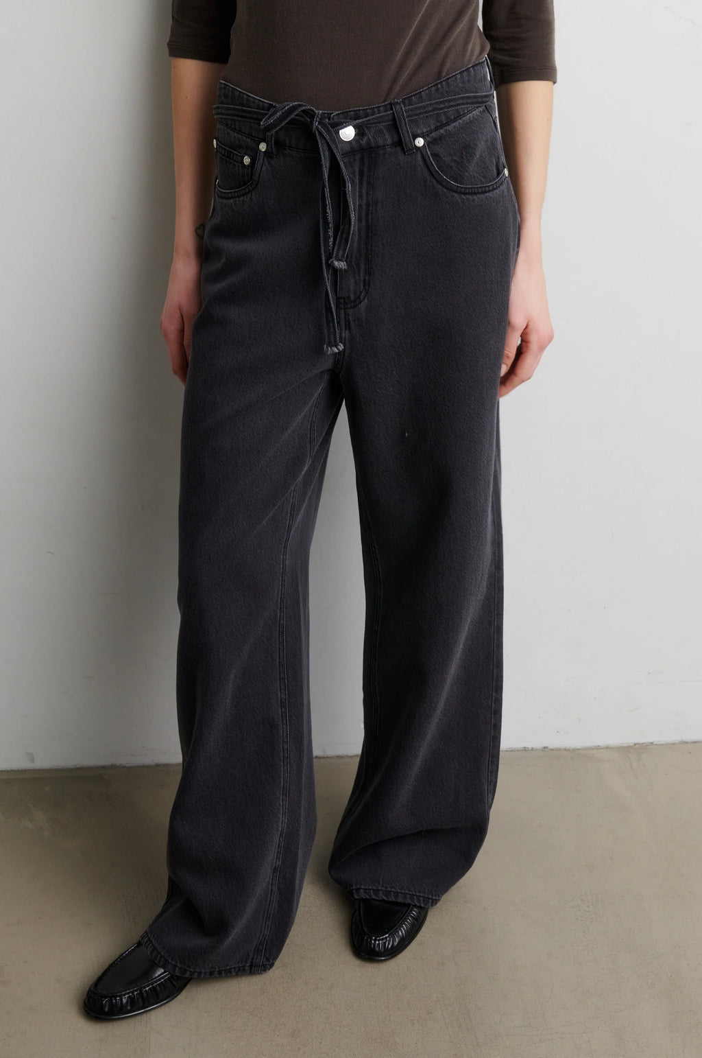 Irvana Denim Jeans Pewter - Second Female