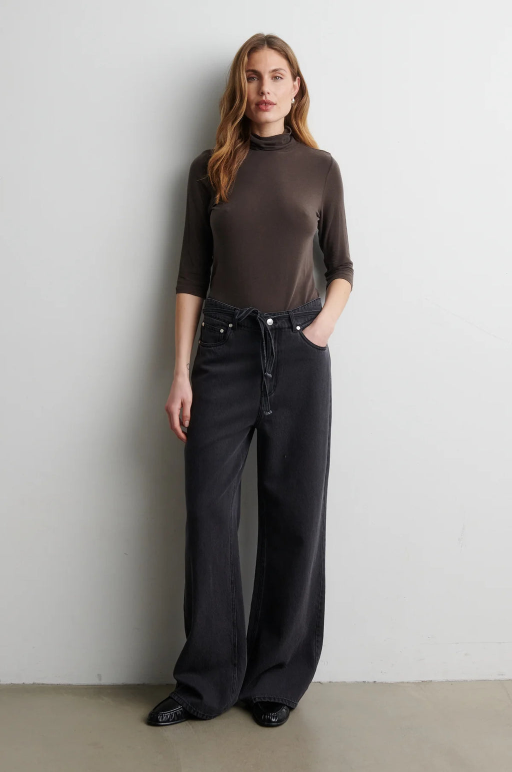 Irvana Denim Jeans Pewter - Second Female