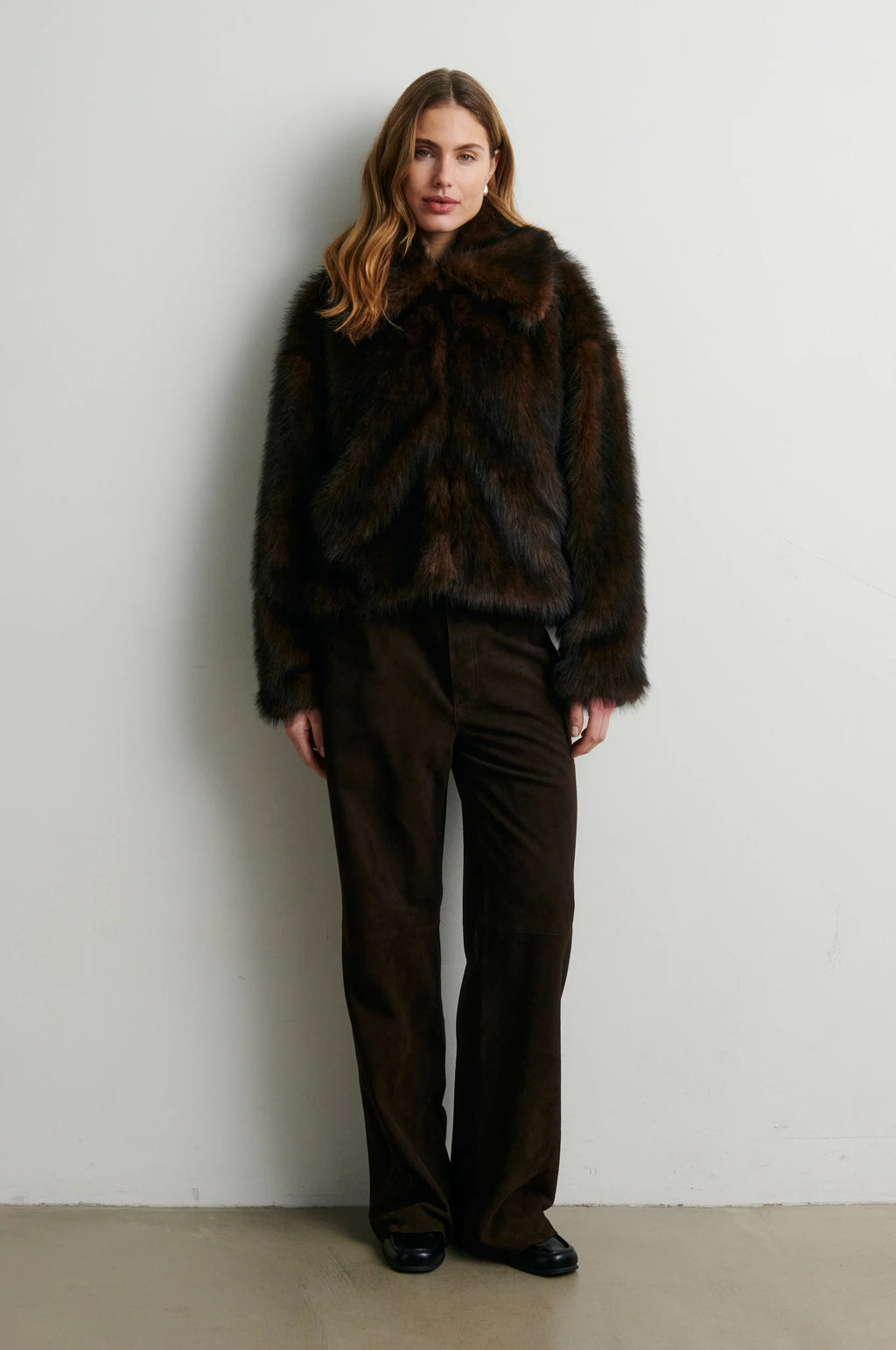 Zonie Suede Jeans - Second Female