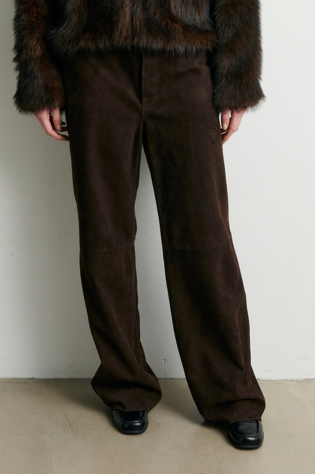 Zonie Suede Jeans - Second Female