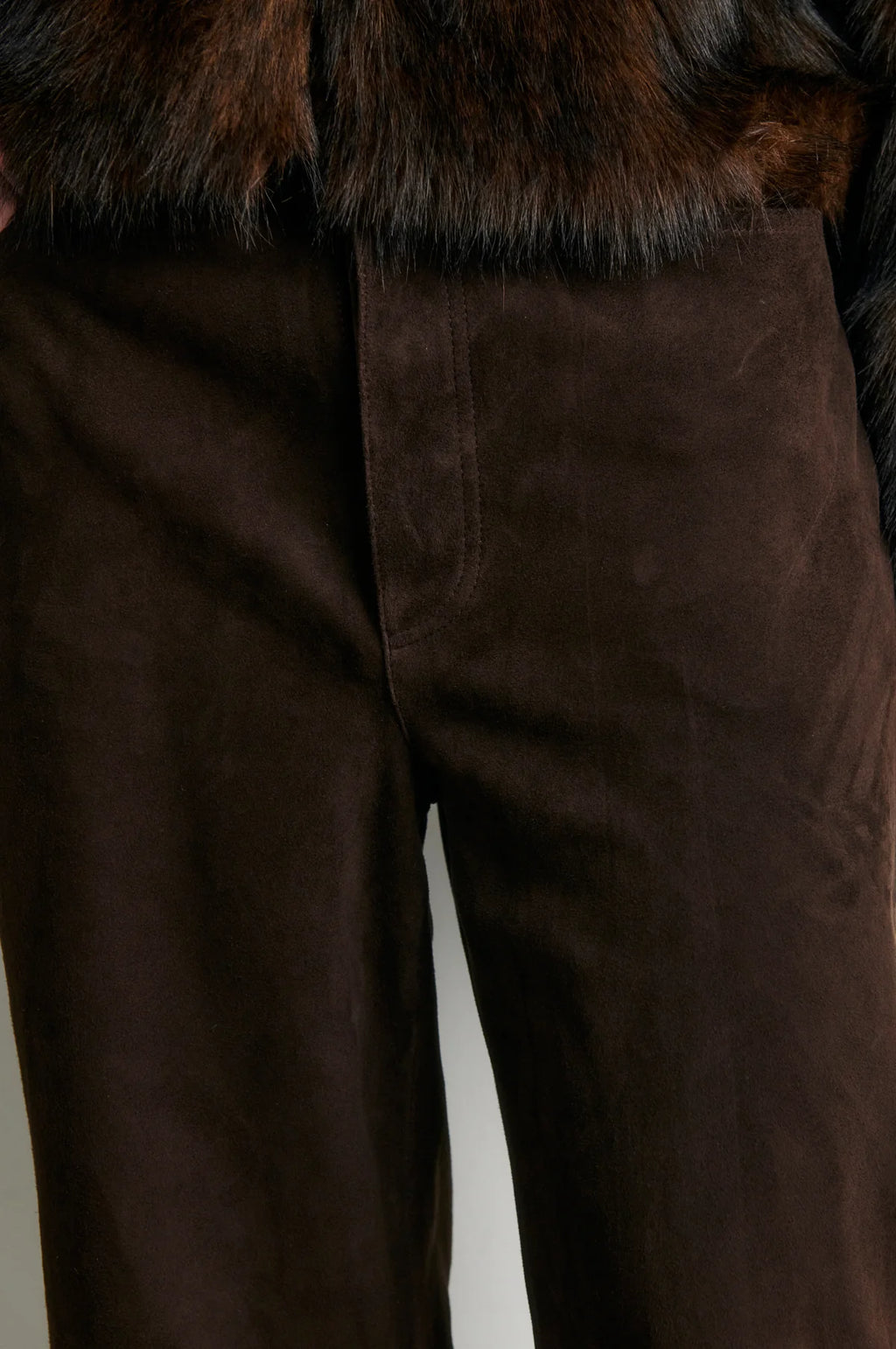 Zonie Suede Jeans - Second Female