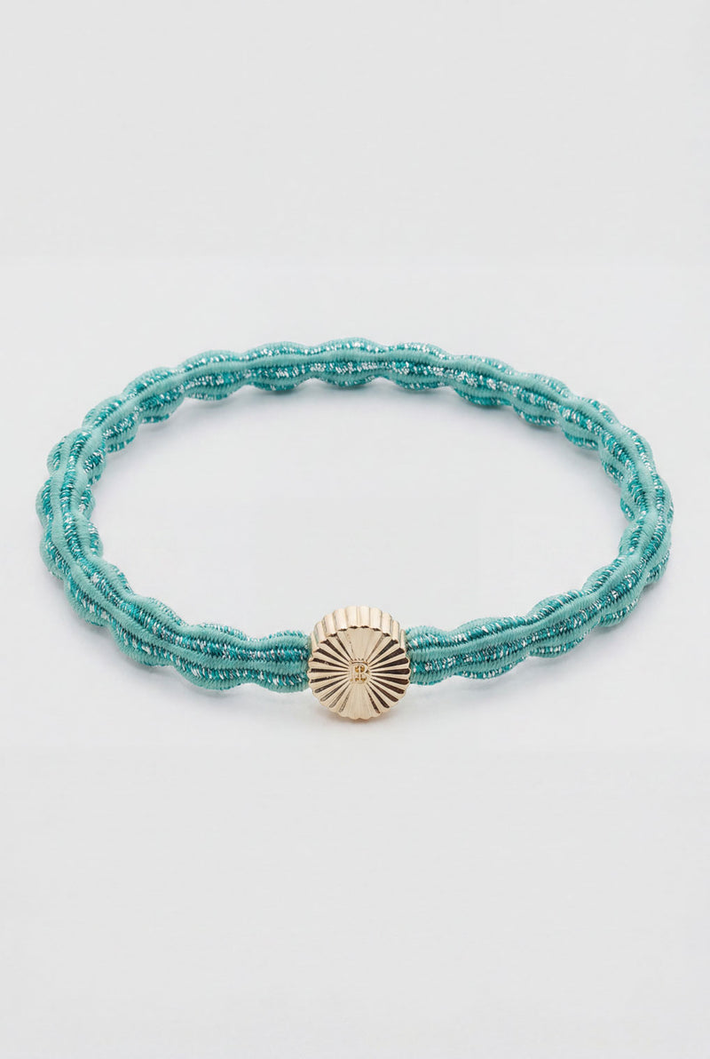 Bubble Hairtie – Turquoise Twist Belvu Denmark