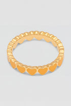 Connected Hearts Ring Sunflower Lulu Copenhagen