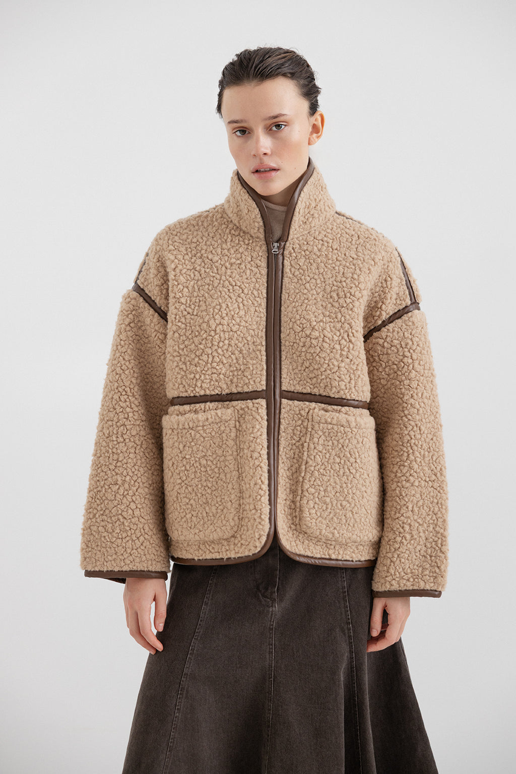 Fanny Jacket Camel - Project AJ117