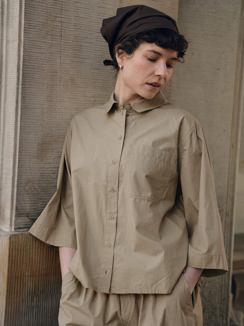 Camisa Hortense Pale Moss Project AJ117