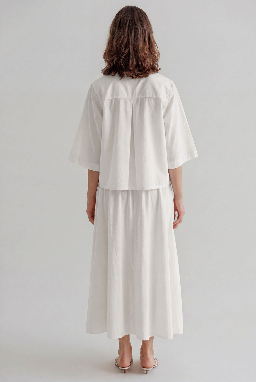 Camisa Hortense White Project AJ117