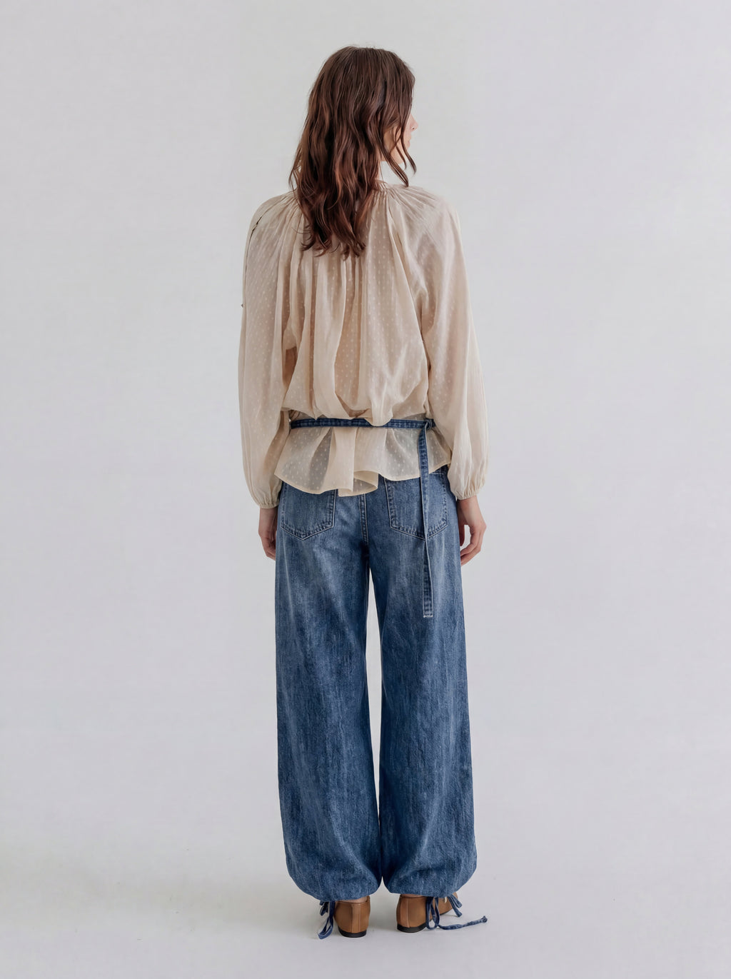 Jaelle denim wide leg Project AJ117