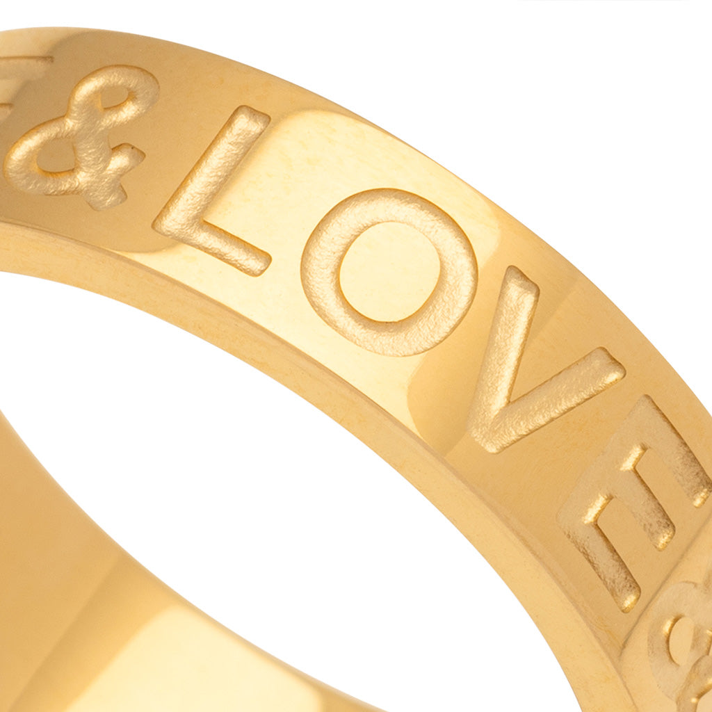 Love & Cake Ring - Gold Plated Lulu Copenhagen