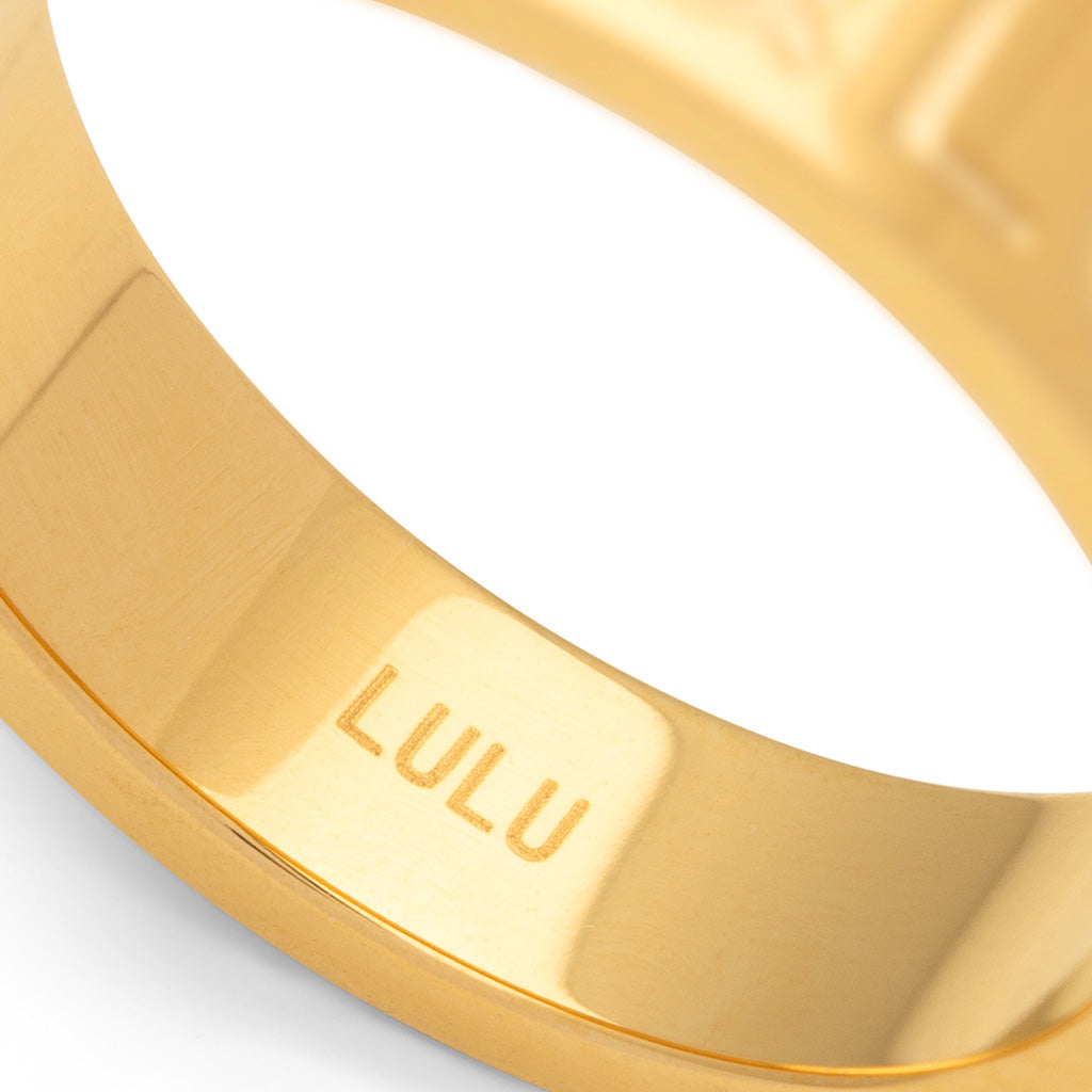 Love & Cake Ring - Gold Plated Lulu Copenhagen