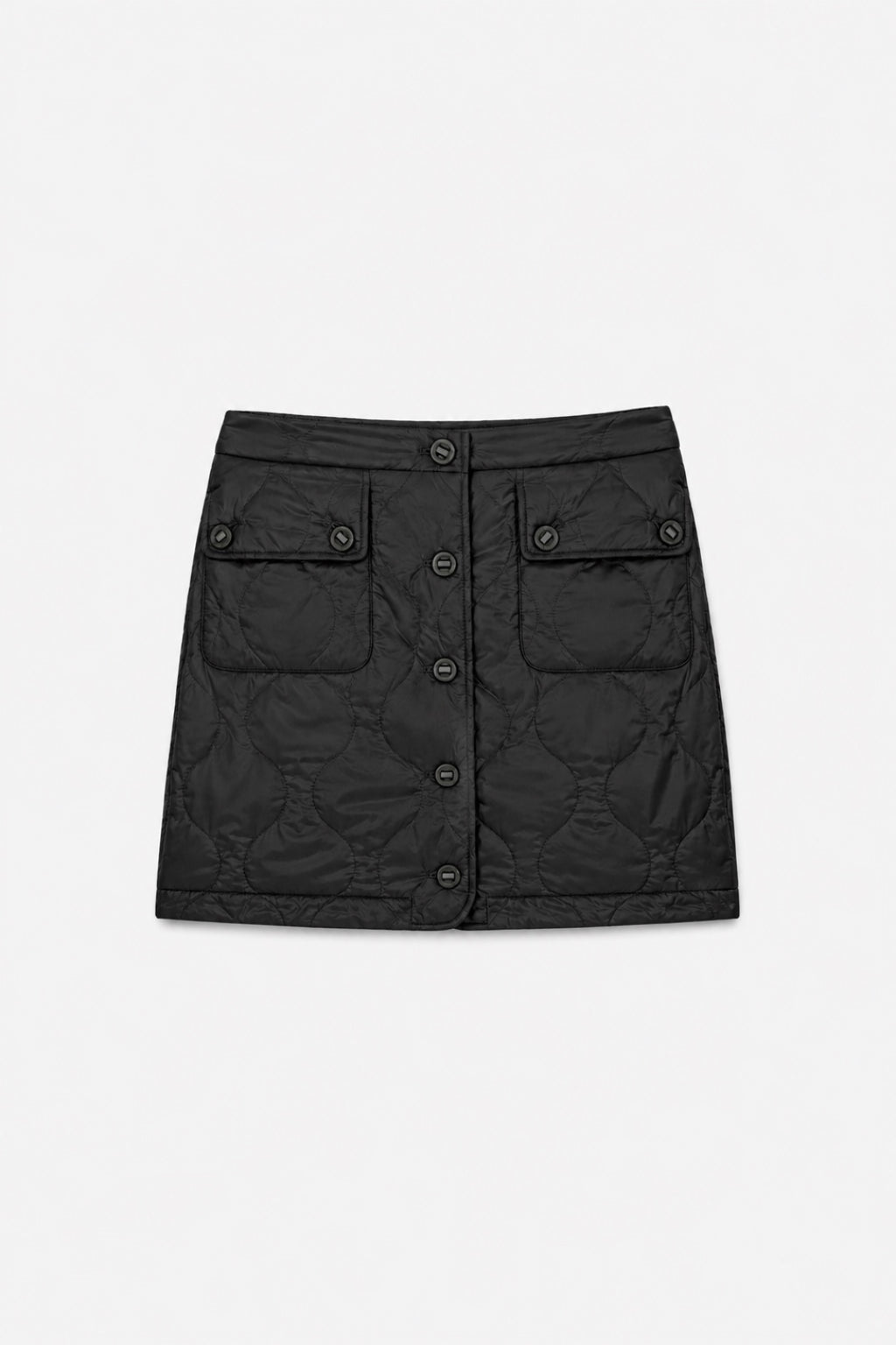 Nina quilted skirt Black- Project AJ117