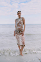 Salema Dress Plaza Taupe Second Female