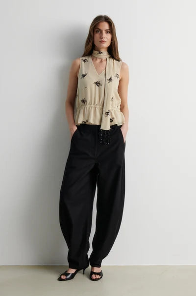Blink Barrel Trousers Black - Second Female